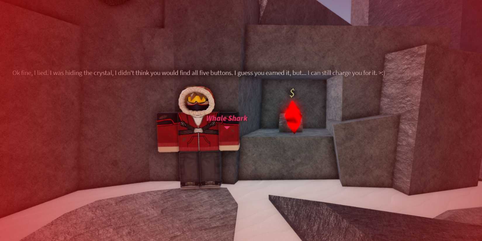 Fisch Red Energy Crystal