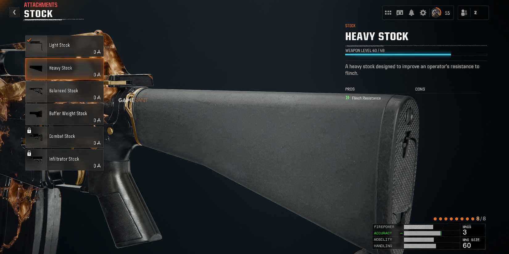 Heavy Stock Attachment in Black Ops 6 Zombies 