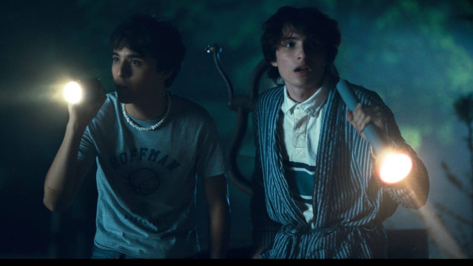 Billy Bryk and Finn Wolfhard in Hell of a Summer 