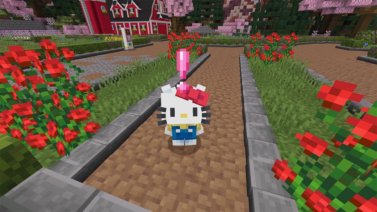 Minecraft is releasing Hello Kitty DLC