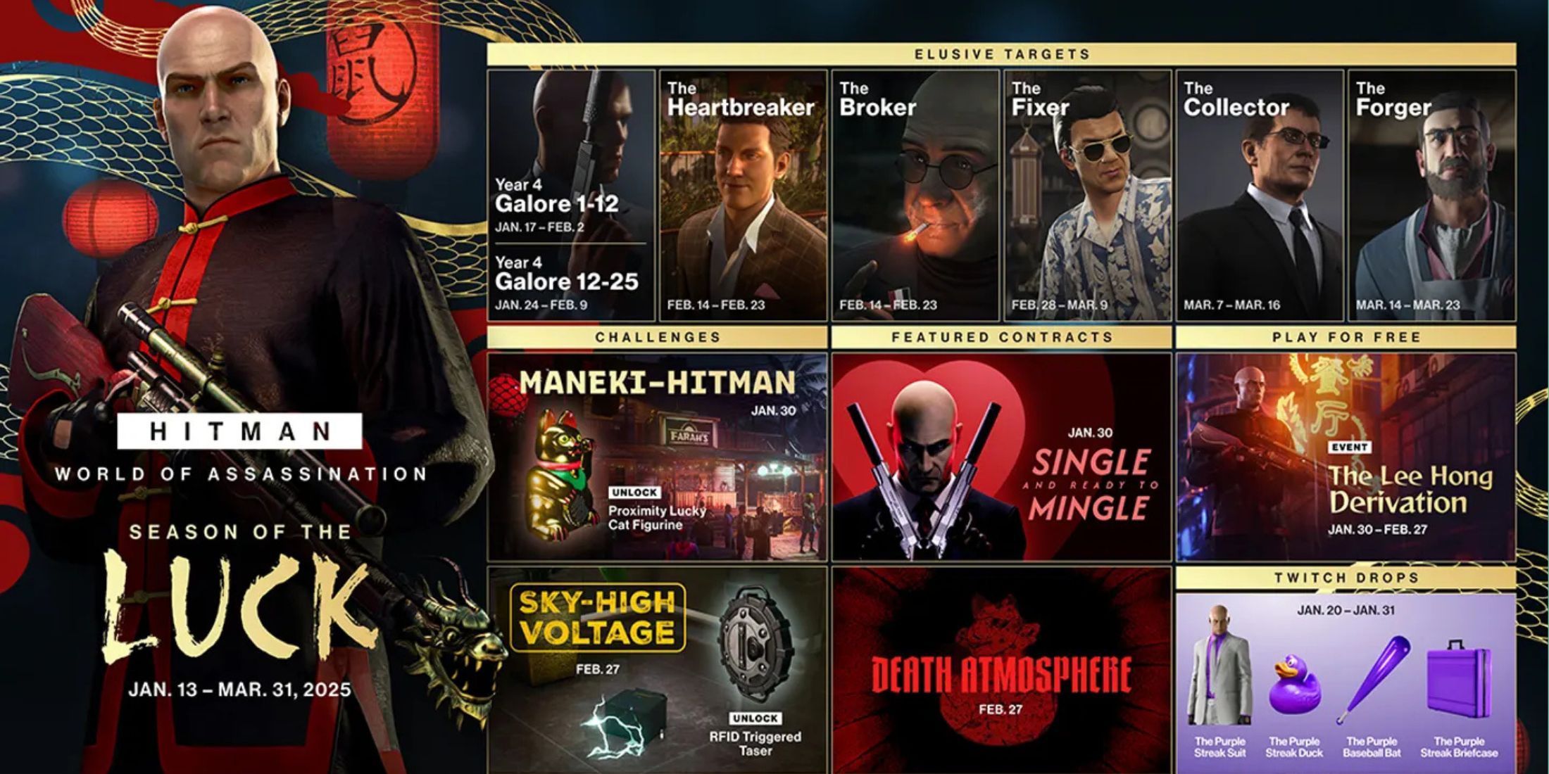 Every New Event in Hitman's Season of Luck, Explained