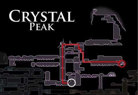 Hollow Knight - Crystal Peak Map-1