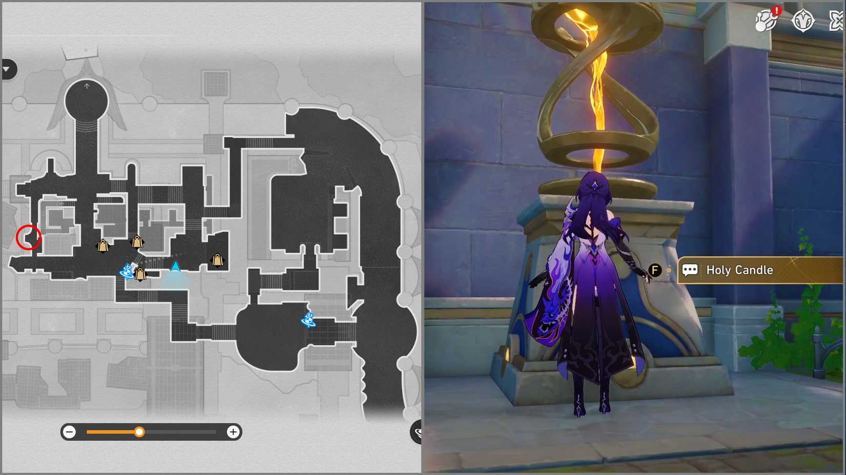 Holy Candle “Eternal Holy City” Okhema Location 1