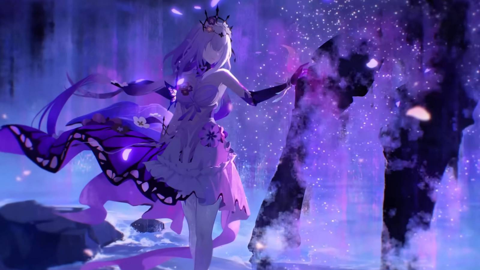 An image of Castorice from Honkai: Star Rail's Amphoreus teaser trailer.