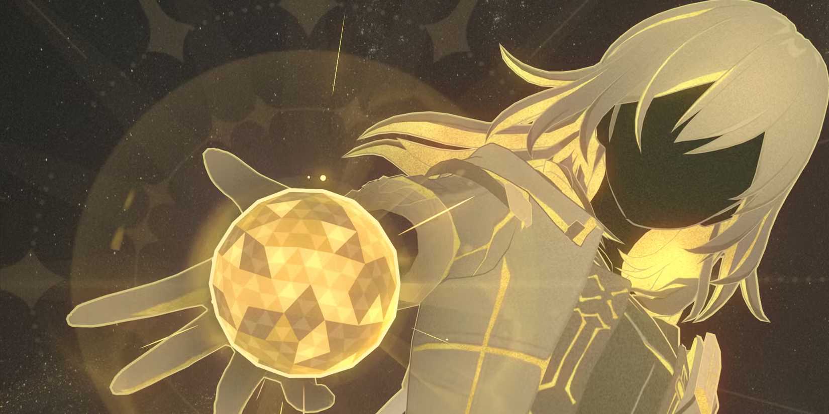 An image of Honkai: Star Rail's Trailblazer from the Divergent Universe game mode.