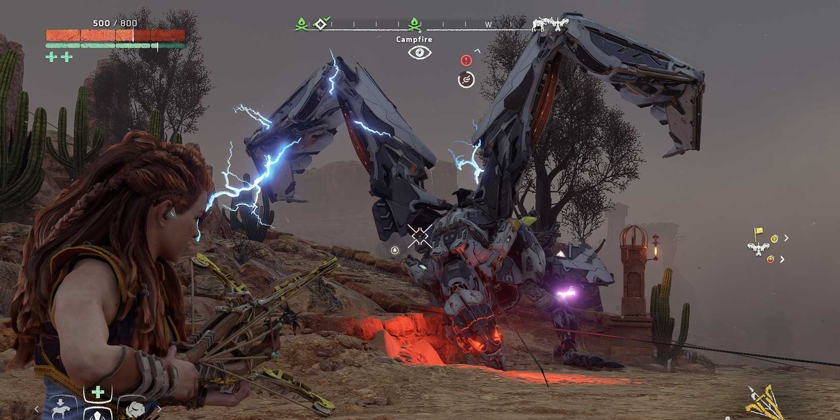 horizon zero dawn tied down effect