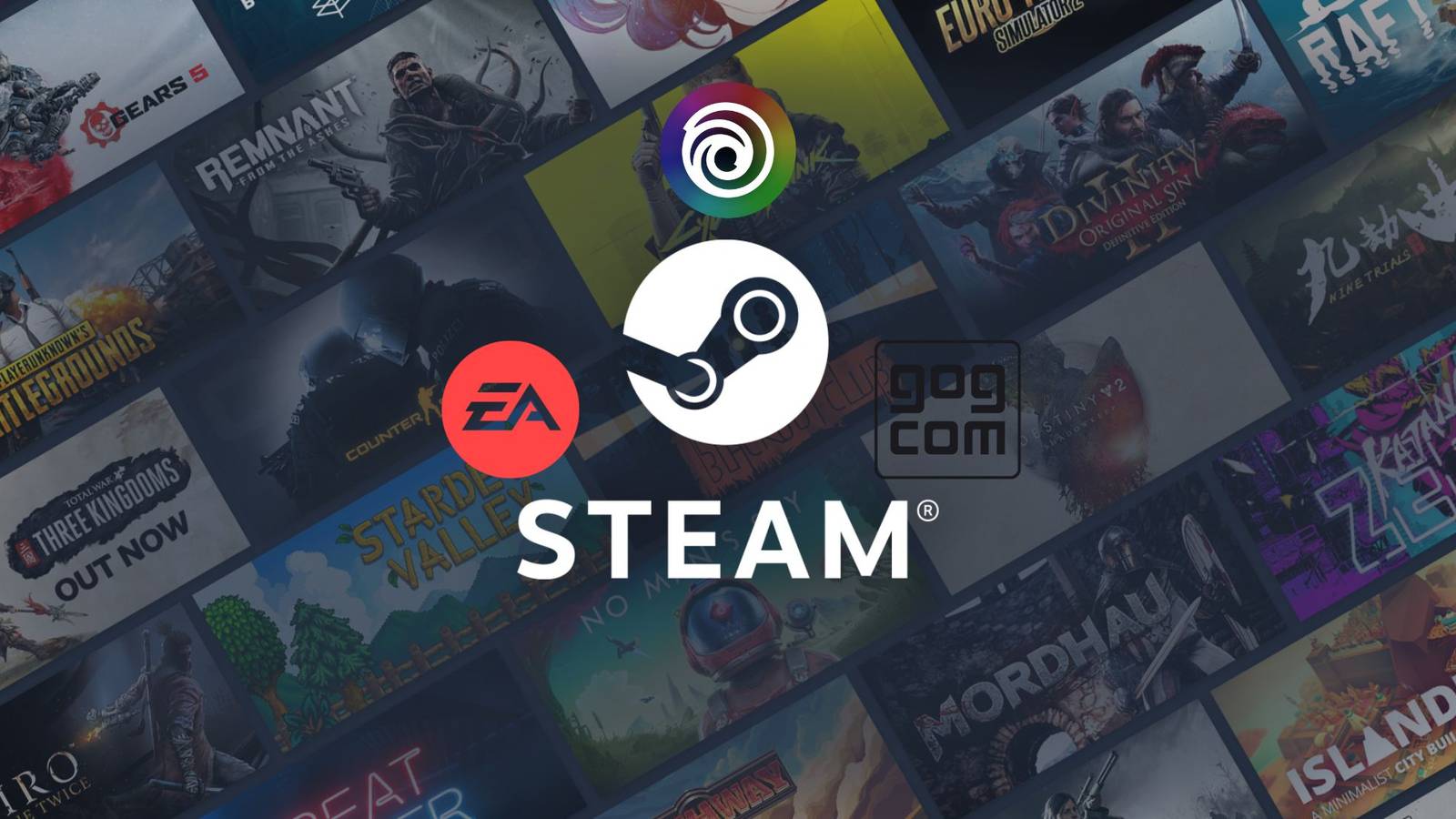 GOG EA and Ubisoft apps with Steam
