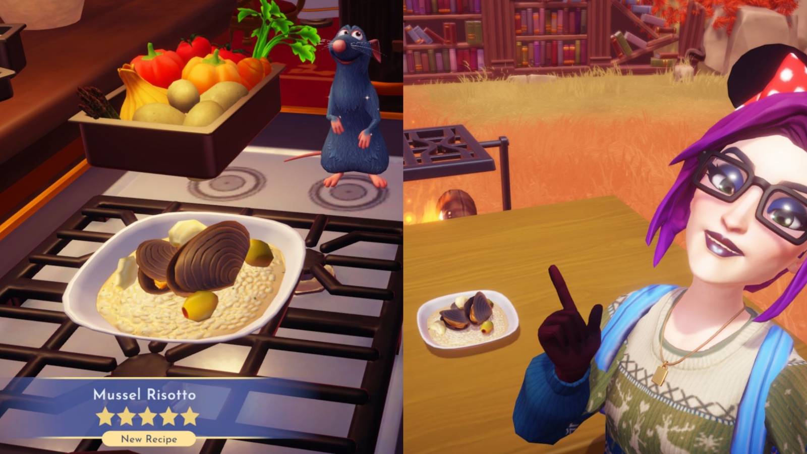 How to make Mussel Risotto in Disney Dreamlight Valley