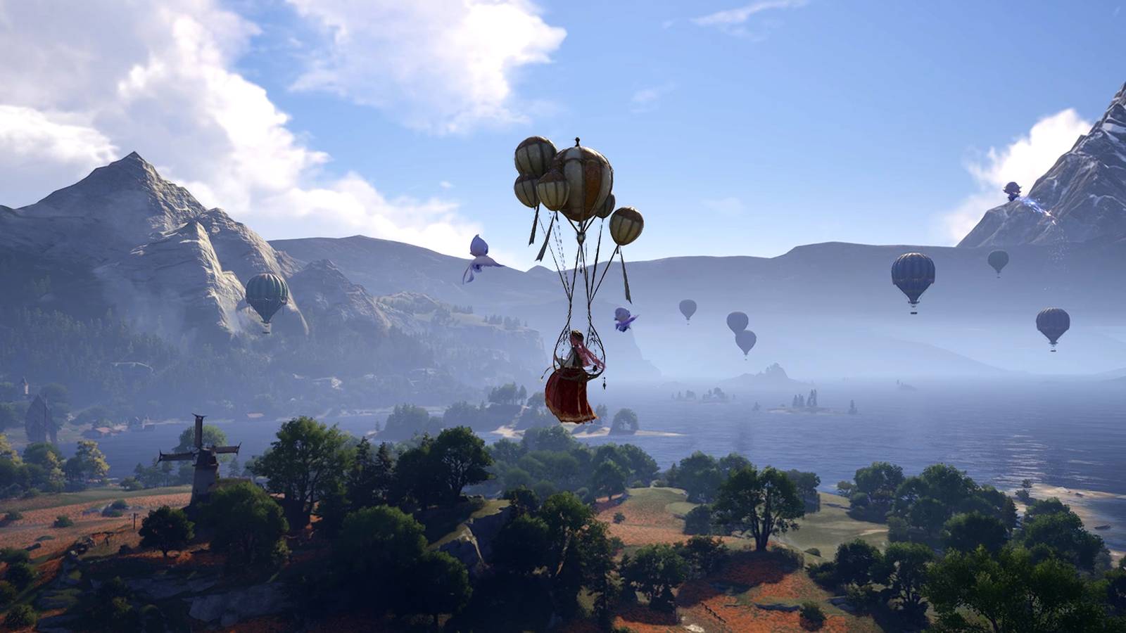 how to ride the special hot air balloon for new horizon day in infinity nikki