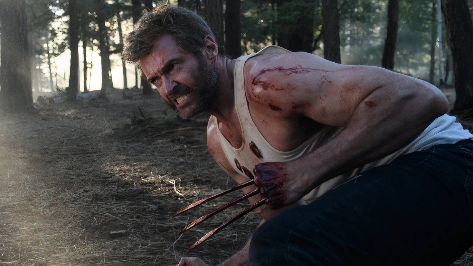 Hugh Jackman playing Wolverine 