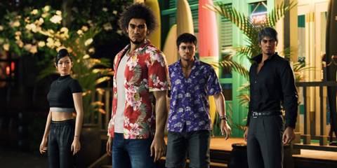 Ichiban, Kiryu and the rest of the gang.