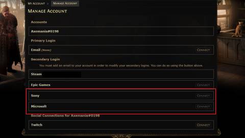 PoE's account linking options