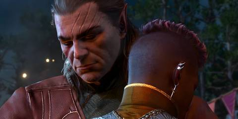 baldur's gate 3 custom tav halsin hug epilogue