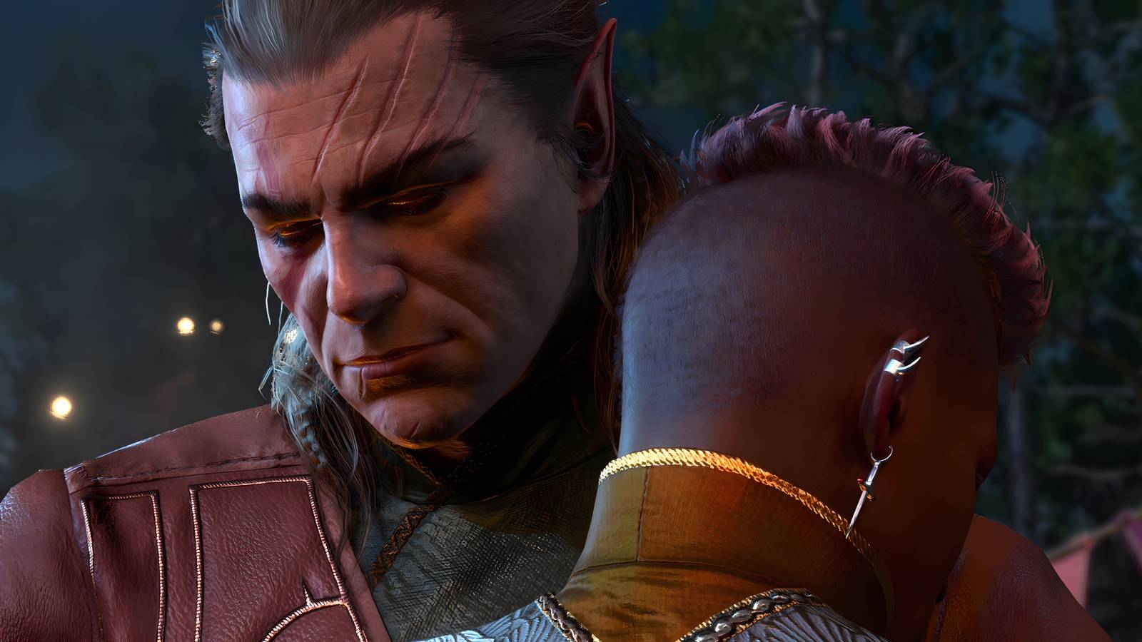 baldur's gate 3 custom tav halsin hug epilogue