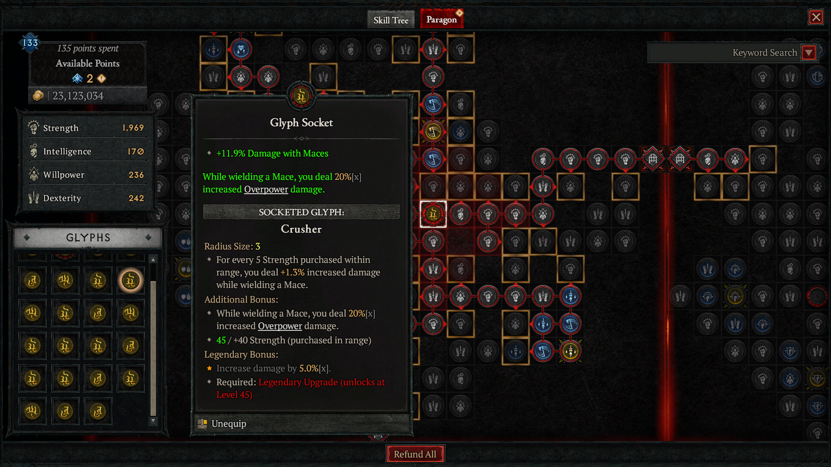 The Crusher Glyph in D4