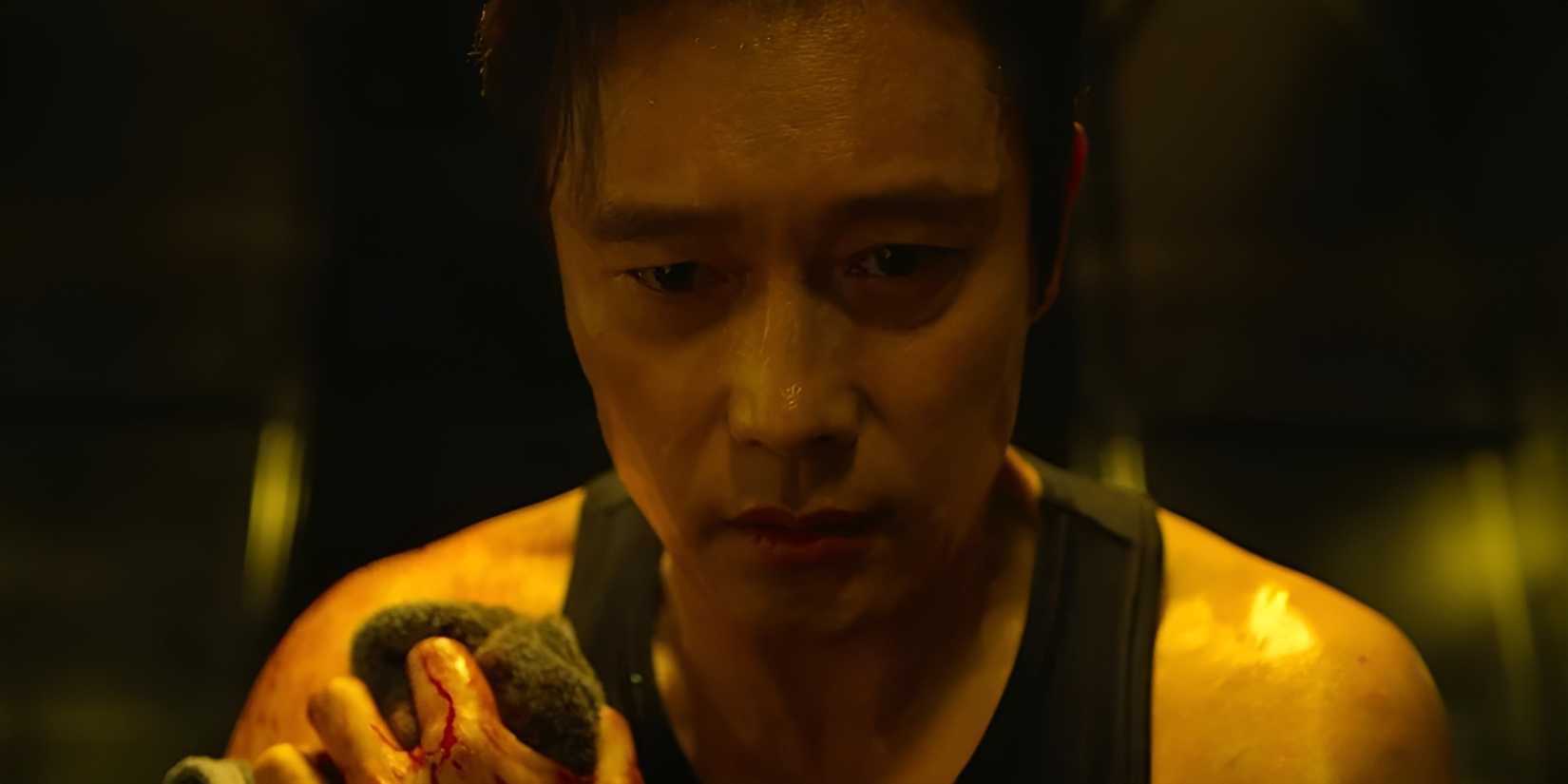 Image of Hwang In-ho in season 1 of Squid Game