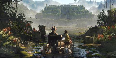 Indiana Jones and the Great Circle on a boat