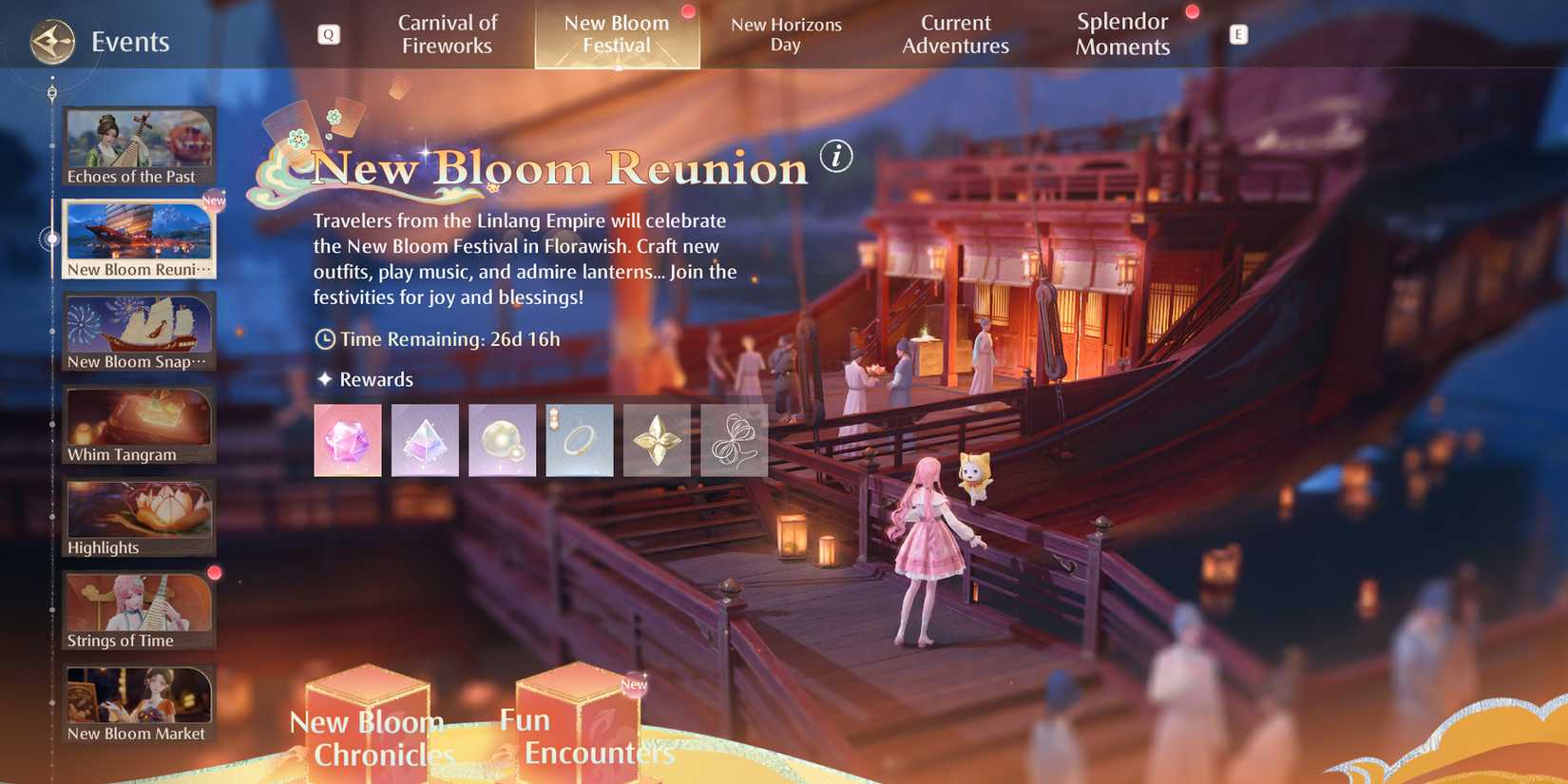 Infinity Nikki New Bloom Album For The New Bloom Festival - new bloom reunion event
