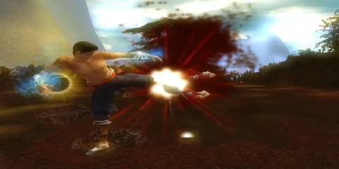 Jade Empire kick move