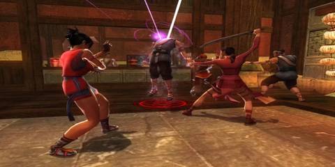 Jade Empire various styles confronting an enemy