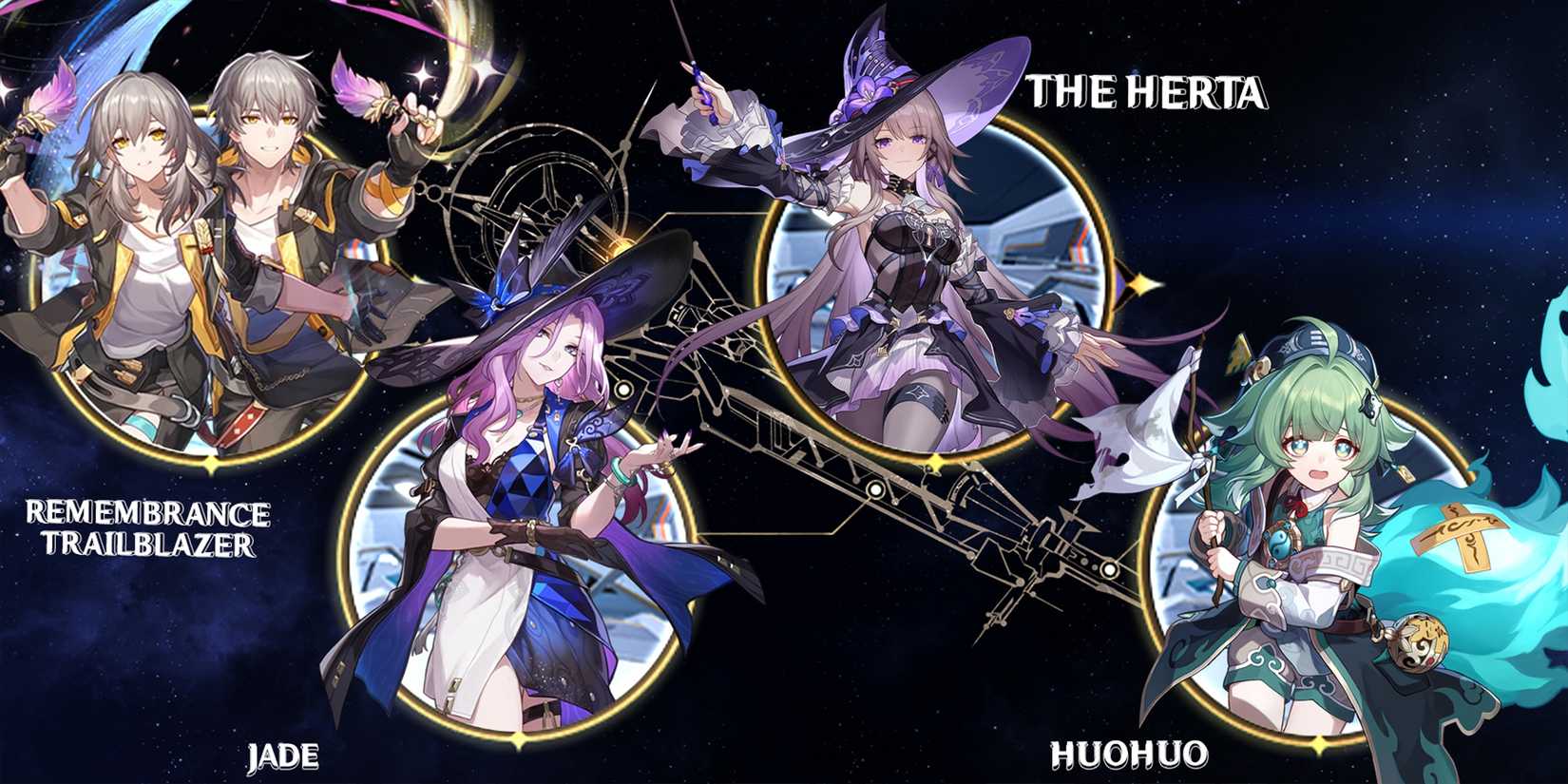 jade-the Herta-huohuo-and remembrance trailblazer team composition in honkai star rail