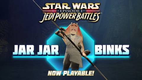 Jar Jar Binks Jedi Power Battles character