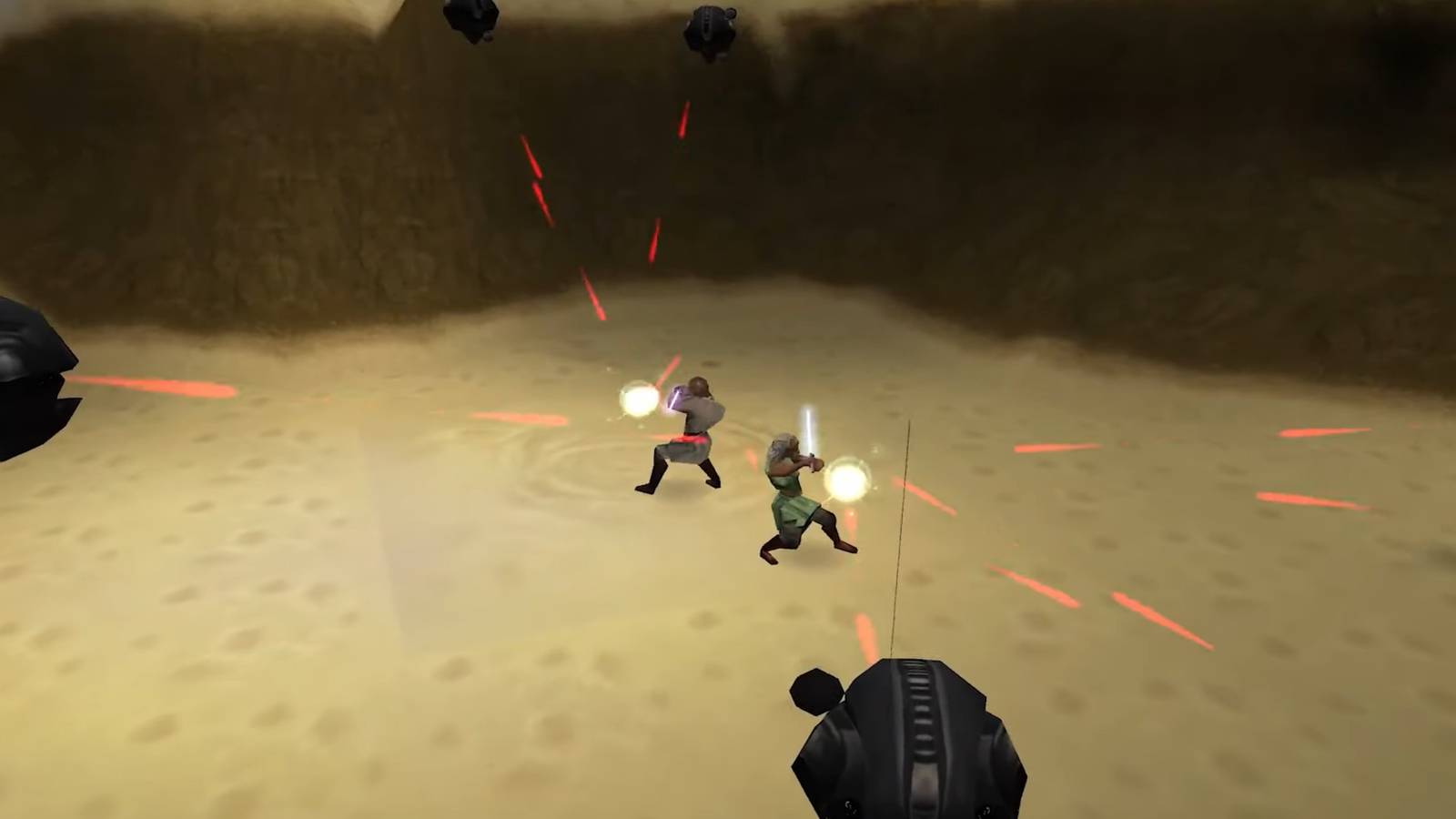 Jedi Power Battles Mace Windu Probe Droid Fight