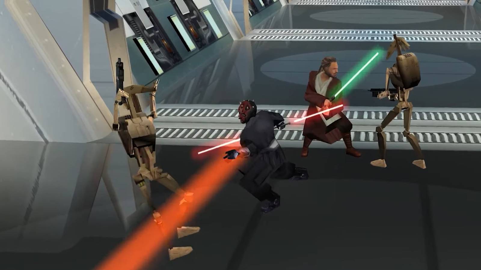 Jedi Power Battles Qui-Gonn And Darth Maul