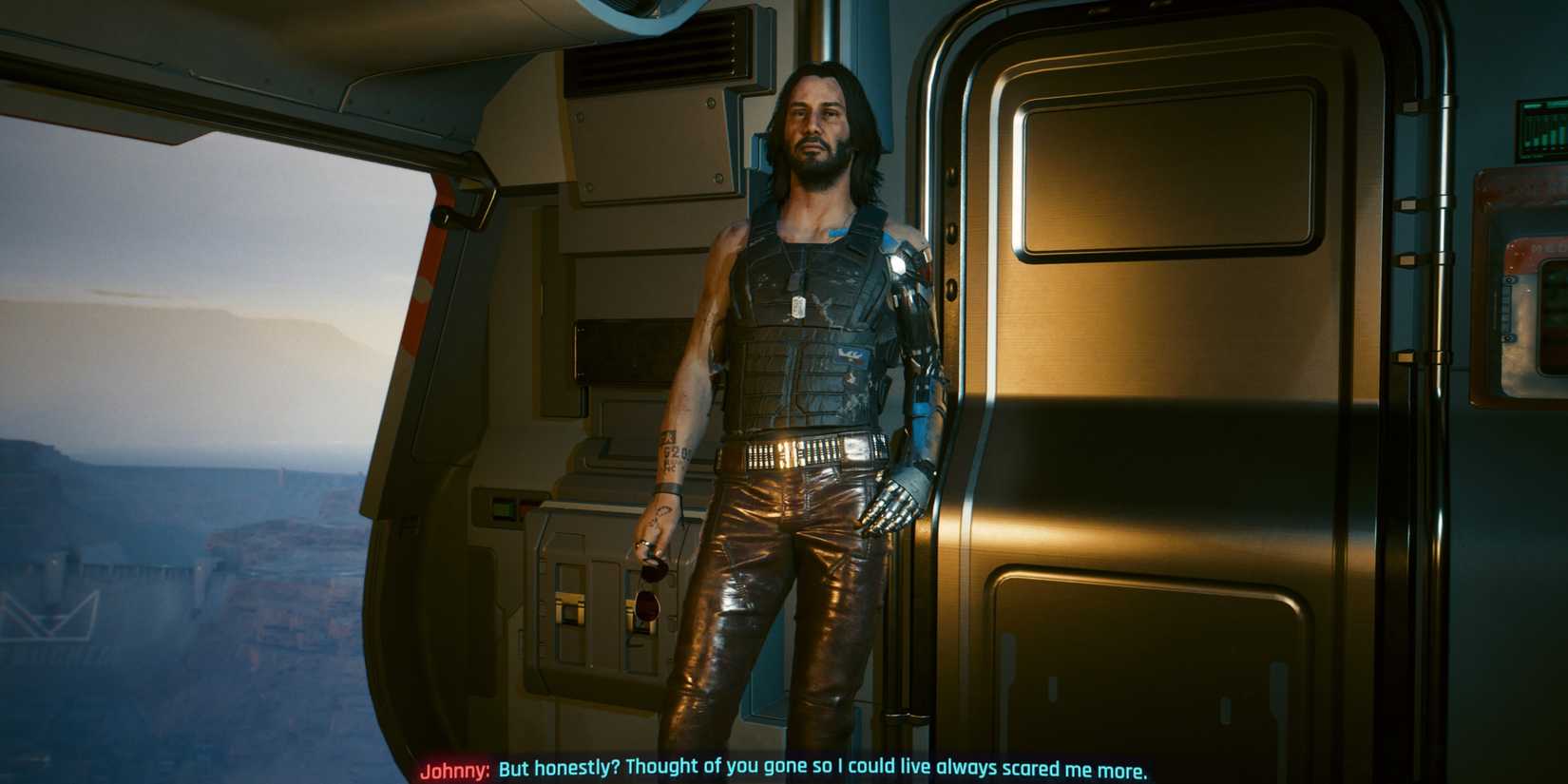 johnny on the av in the tower ending