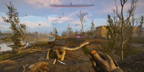 Jump over the Gaps to reach the Cafe section of the River Port Building in Pripyat Stalker 2-1