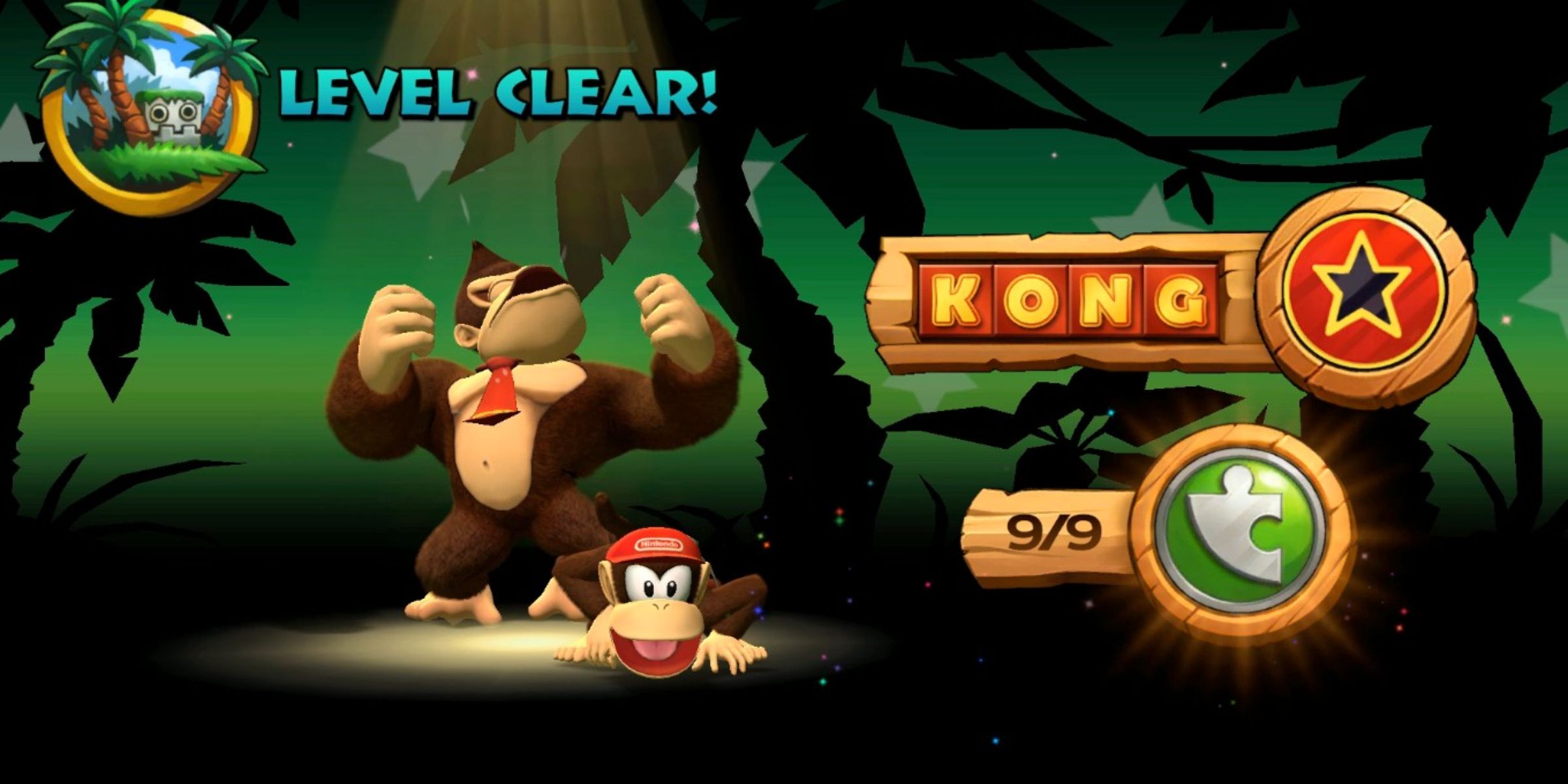 Jungle Hijinxs Puzzle Pieces and Letters - DK Country Returns HD