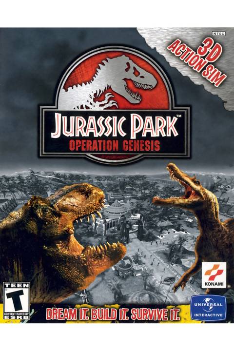 Jurassic Park Operation Genesis Cover