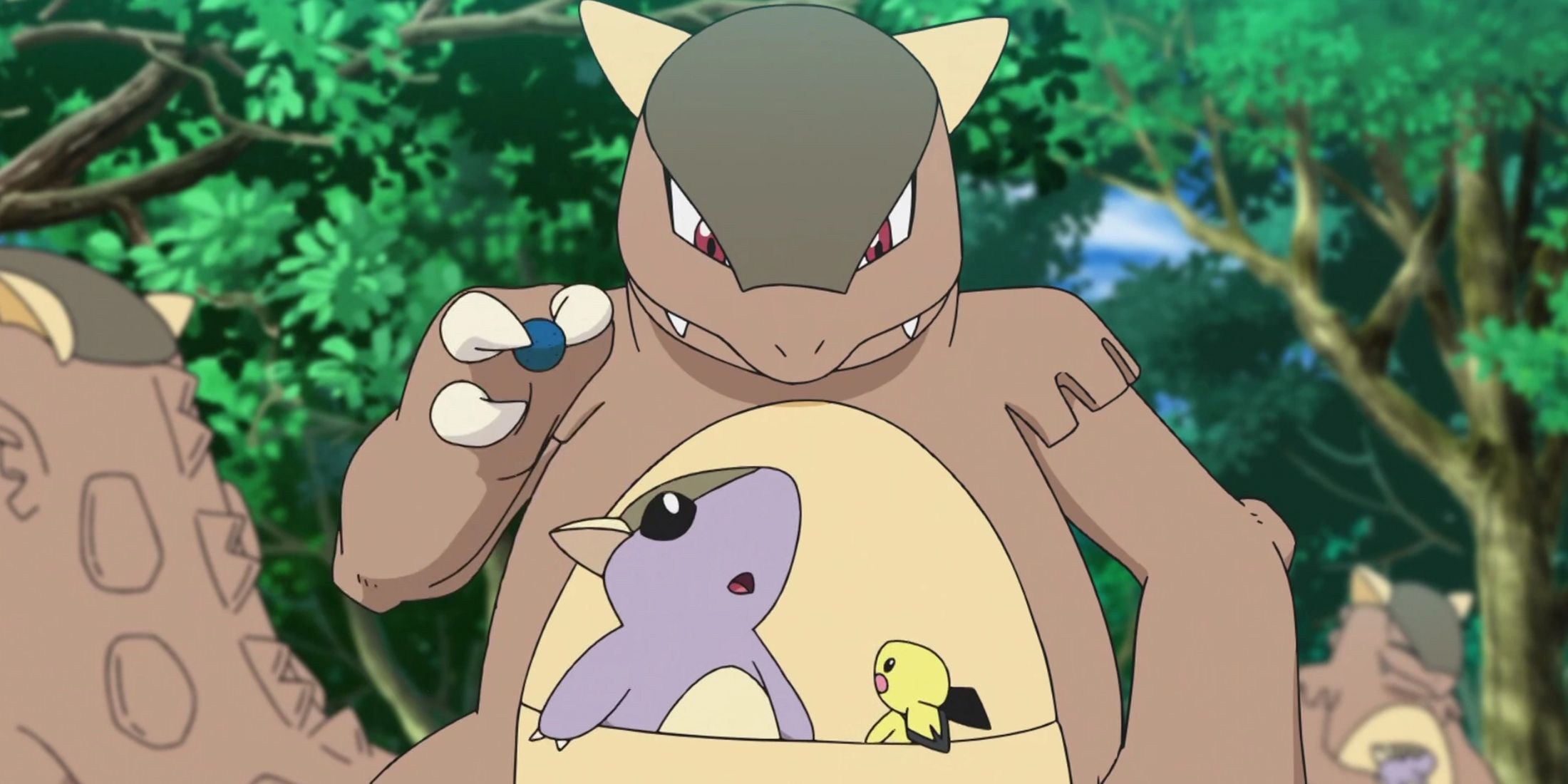 Kangaskhan In The Pokemon Anime