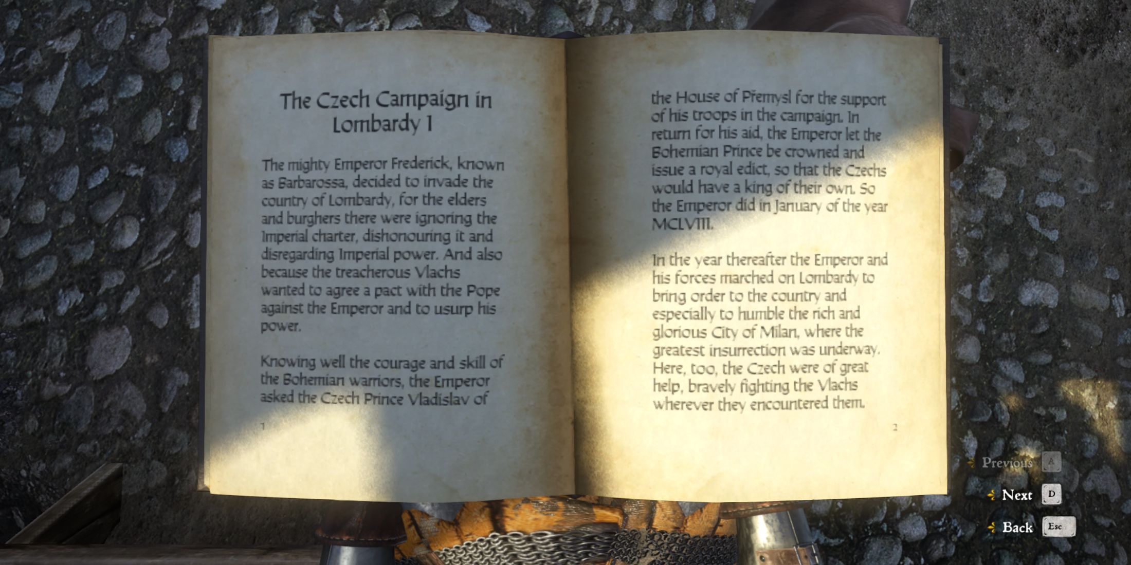 Kingdom Come Deliverance Book Reading