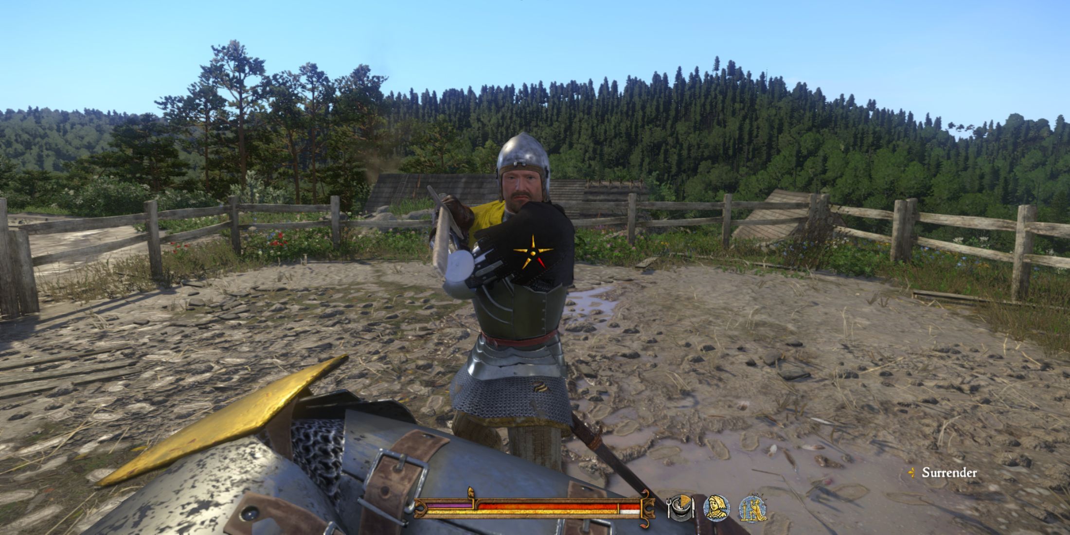 Kingdom Come Deliverance Captain Bernard Combat Training