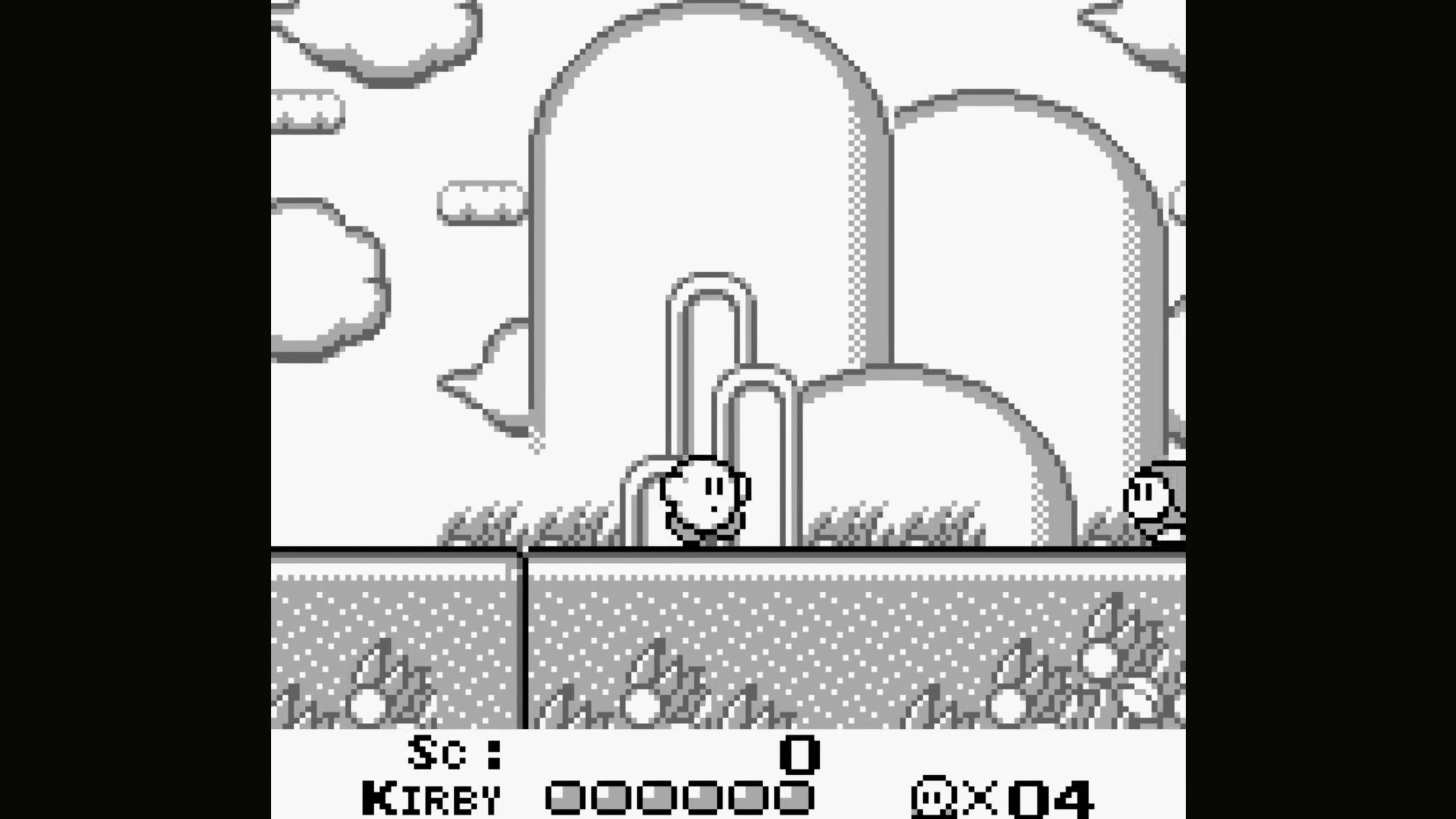 Kirby's Dream Land In Game Screenshot 1