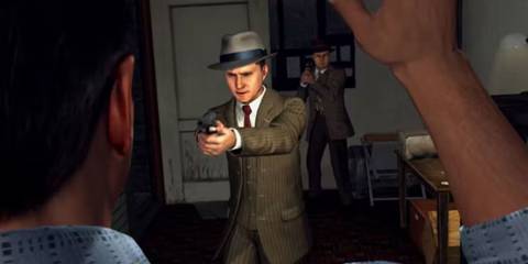 L.A. Noire an arrest during a cutscene