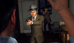 L.A. Noire an arrest during a cutscene