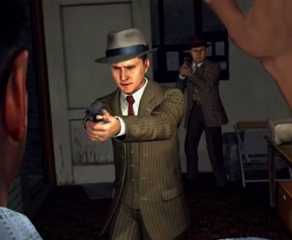 L.A. Noire an arrest during a cutscene