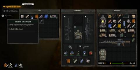 Lead Container Blueprint for Shield of Duty Exosuit Stalker 2