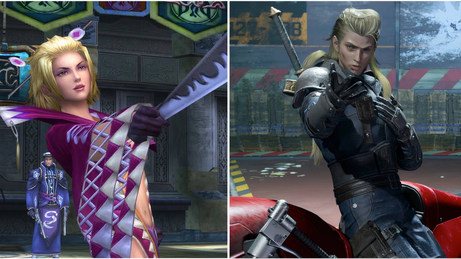 Leblanc in Final Fantasy 10-2 and Roche Final Fantasy 7 Rebirth