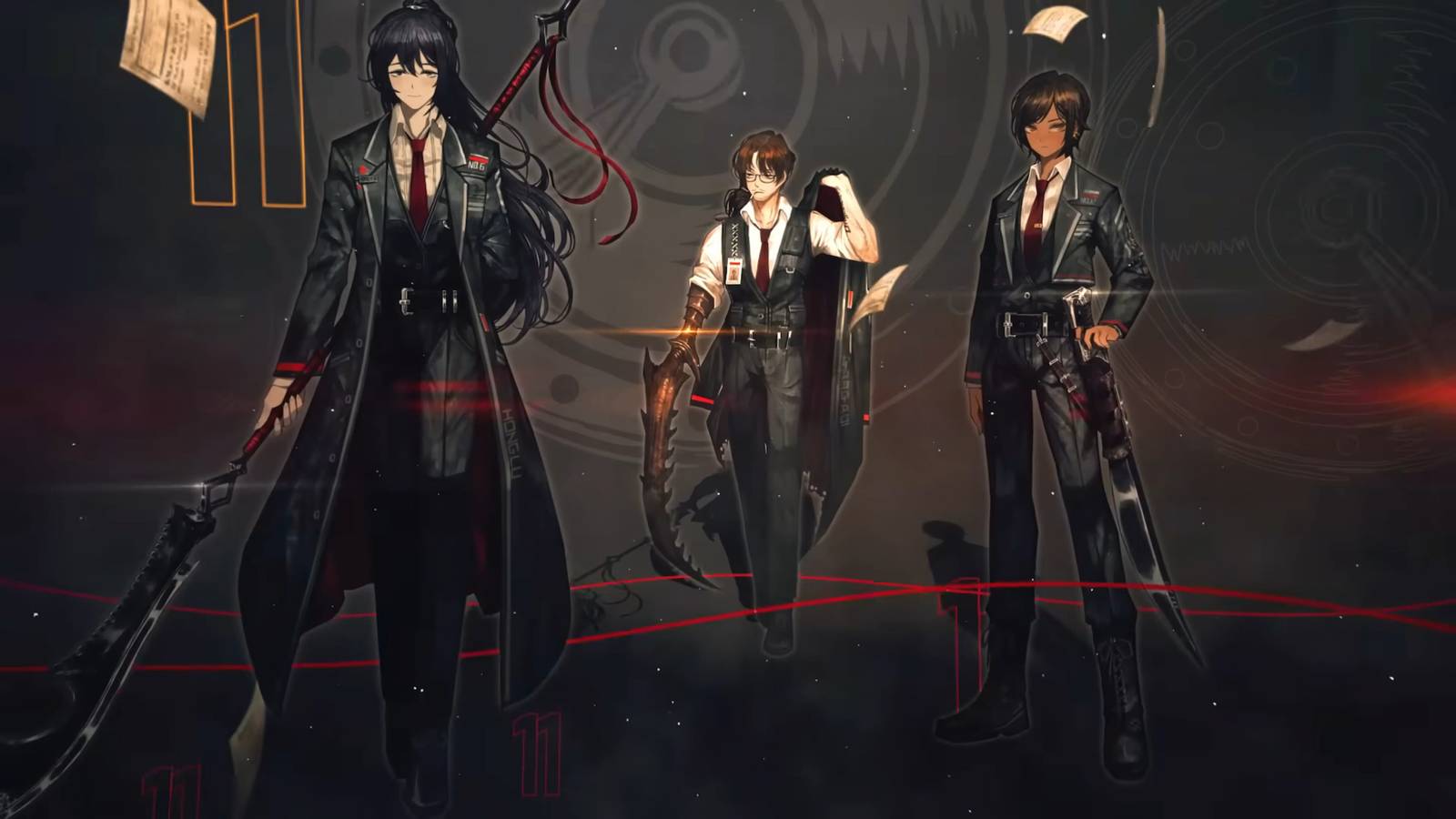 Outis, Gregory, and Hong Lu in Limbus Company's main trailer