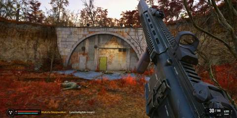 Lishchyna Facility Entrance in Red Forest Region of Stalker 2