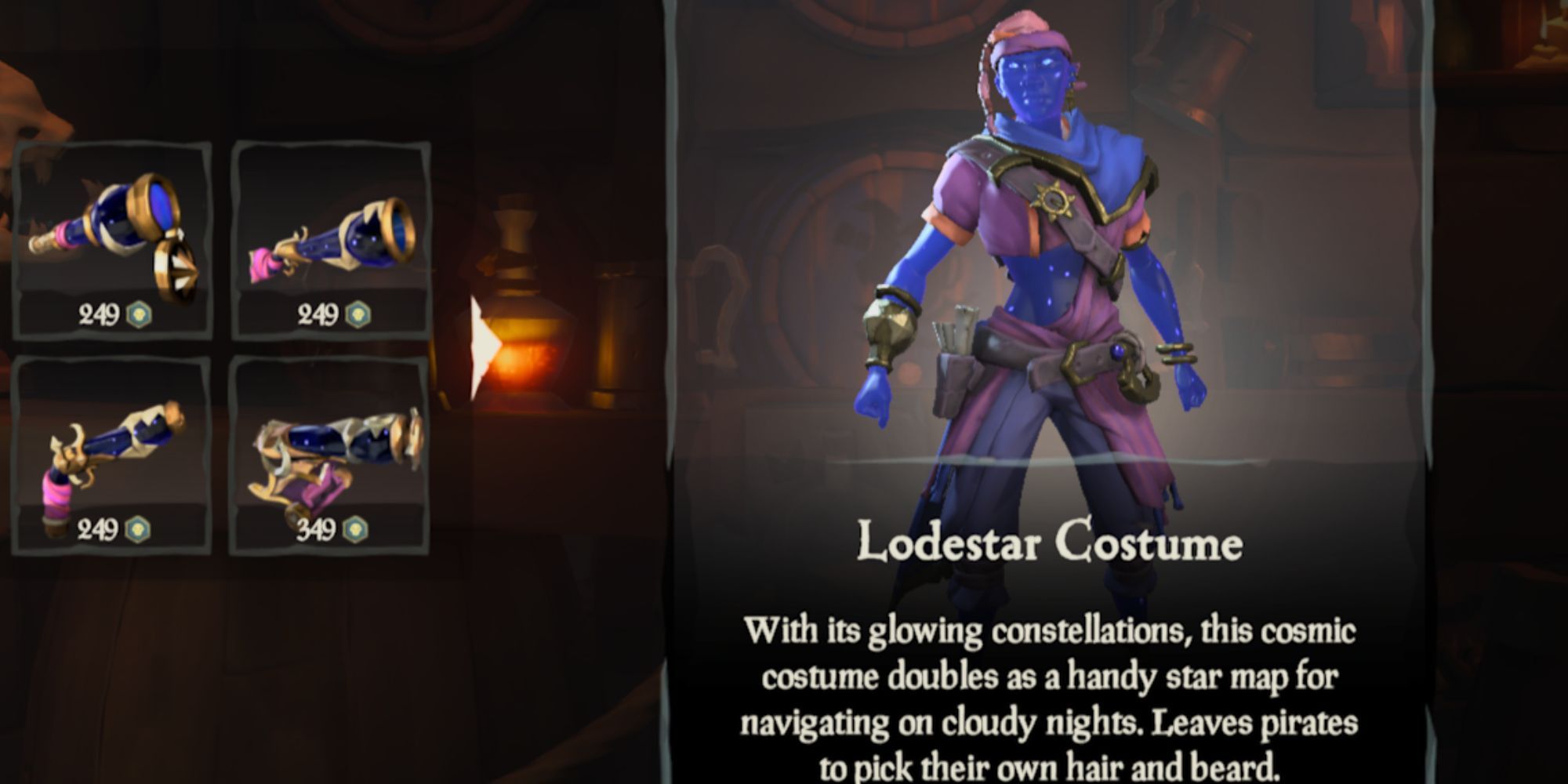 Lodestar Costume in Sea of Thieves Pirate Emporium