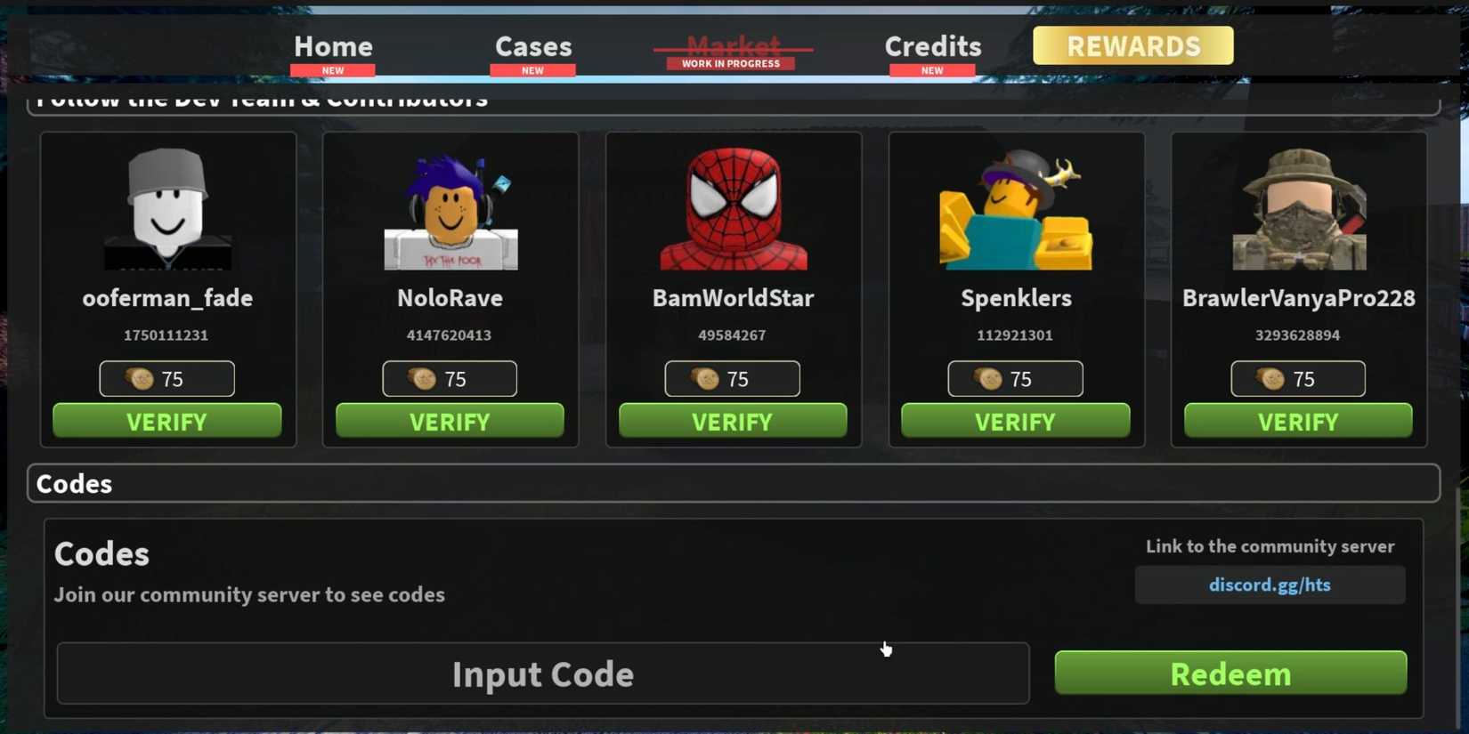 Lone Survival the codes tab