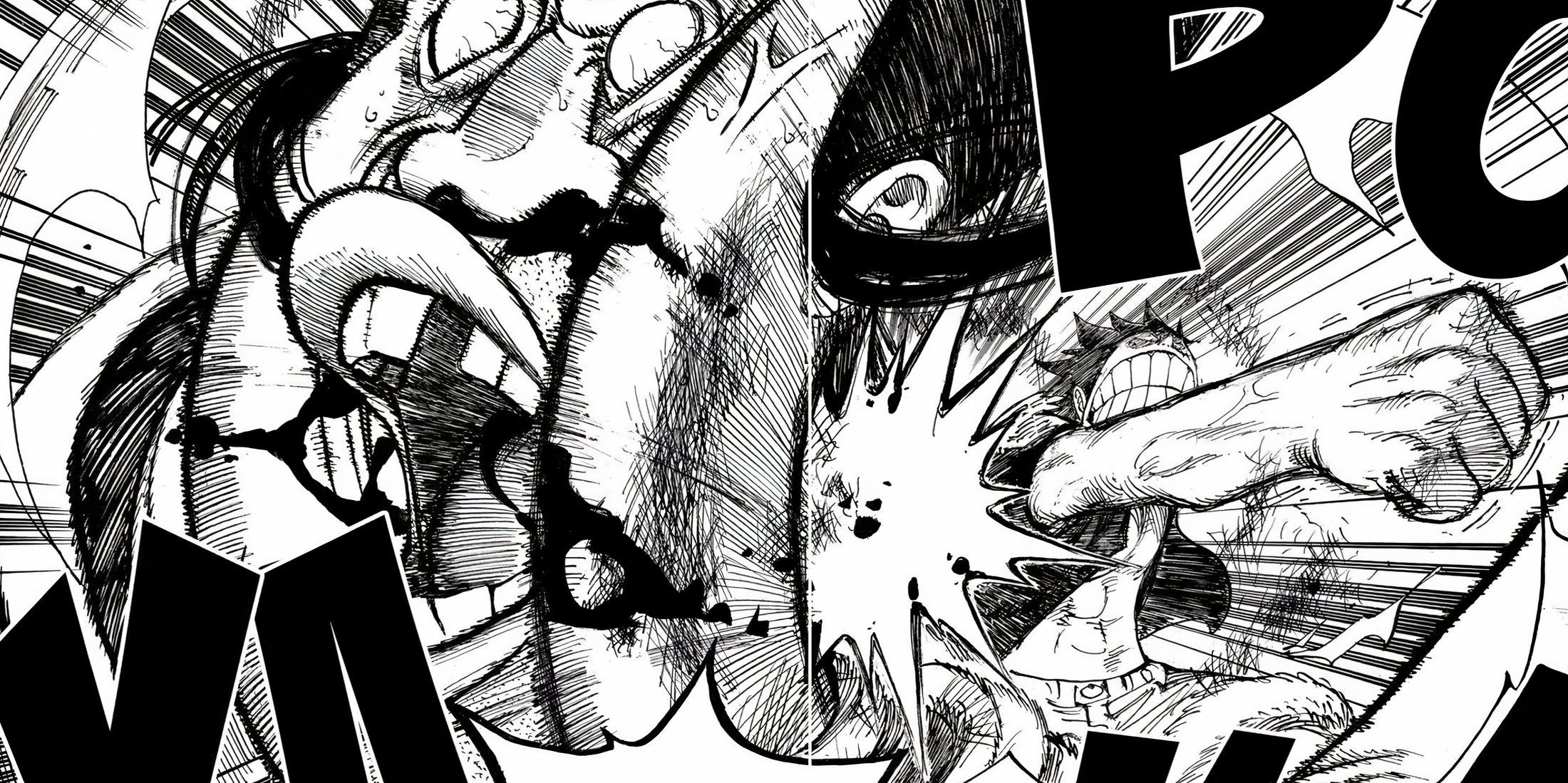 Luffy Punching Charlos