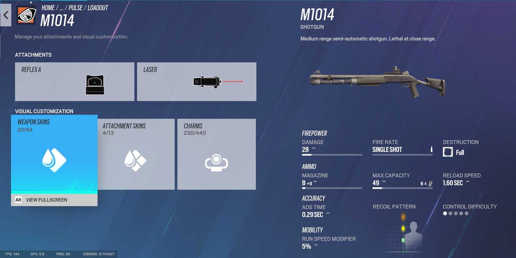 M1014 Rainbow Six Siege