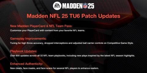 Madden 25 Gets Hefty Update