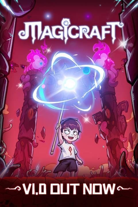 Magicraft video game cover art tag