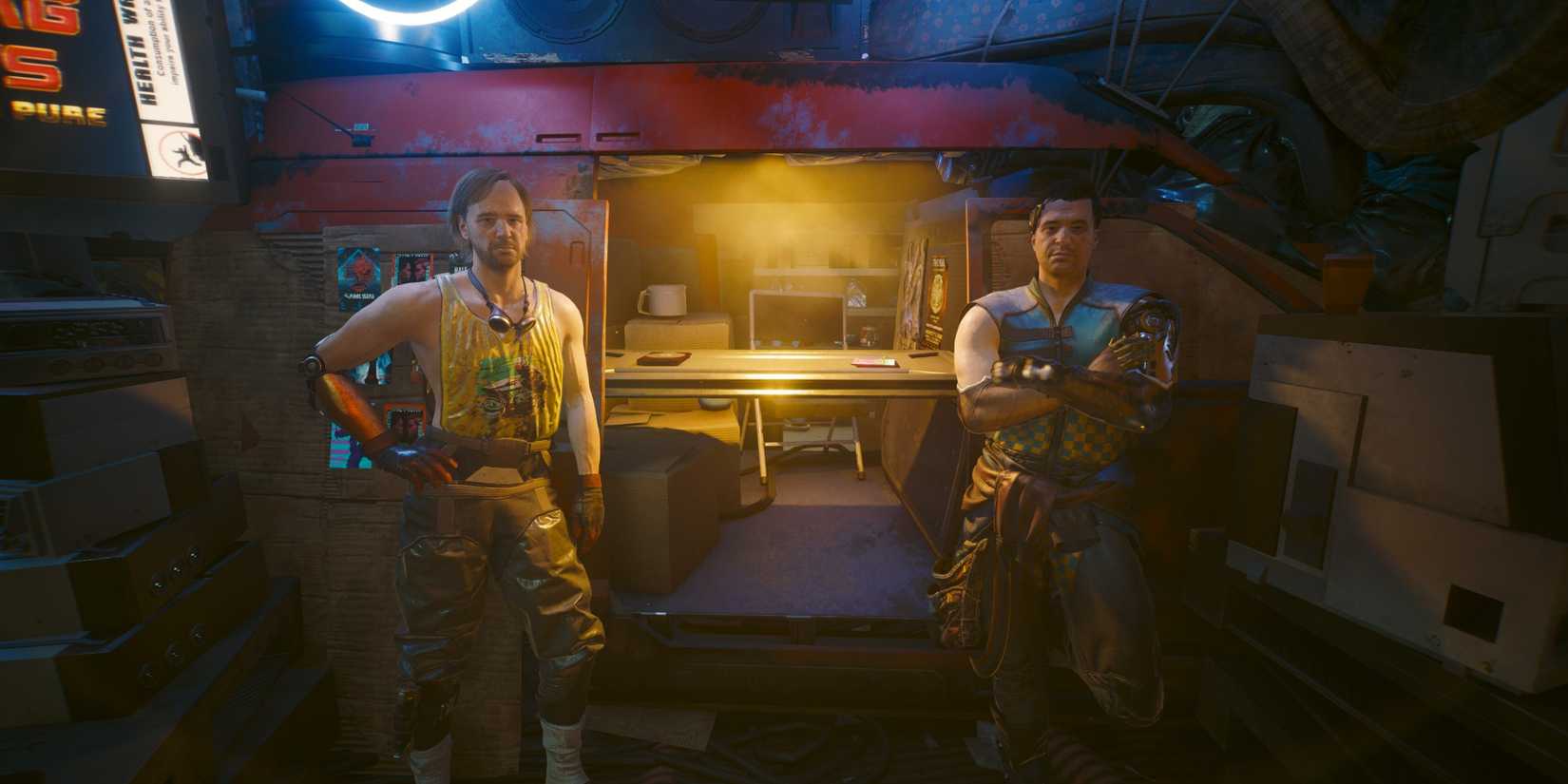 Marcin Iwiński and Michał Kiciński in phantom liberty